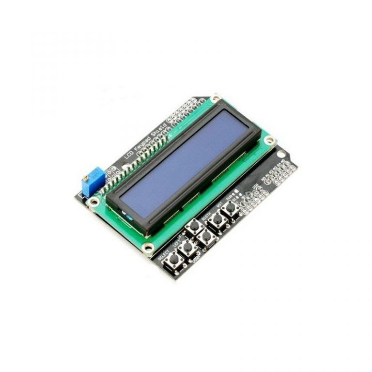 شیلد نمایشگر ال سی دی کاراکتری آردوینو Arduino Shield 2×16 LCD با کیپد